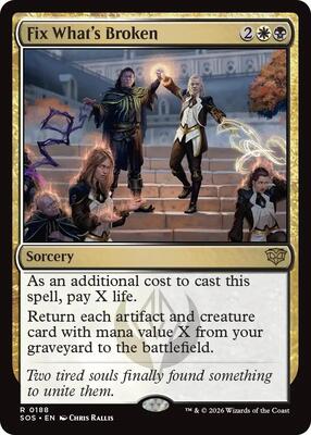 Fix What's Broken card from Secrets of Strixhaven