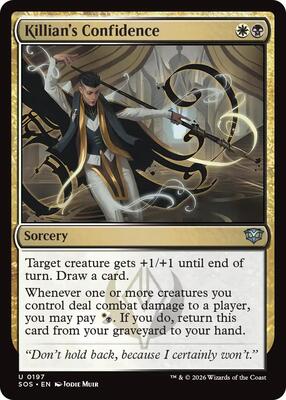 Killian's Confidence card from Secrets of Strixhaven