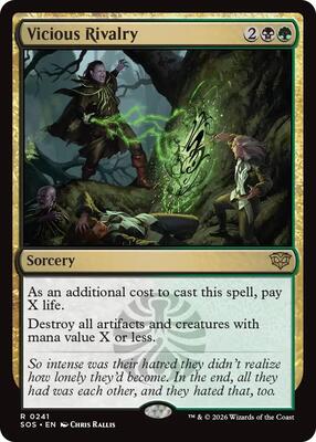 Vicious Rivalry card from Secrets of Strixhaven
