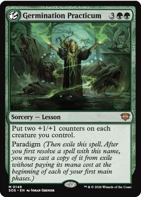 Germination Practicum card from Secrets of Strixhaven