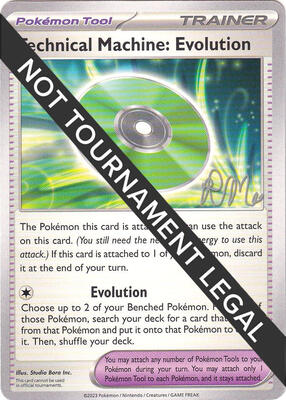 Technical Machine: Evolution - 2025 (Riley McKay) card from World Championship Decks
