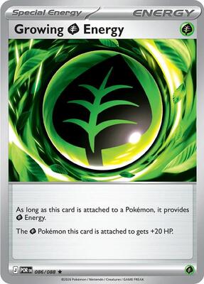 Growing Grass Energy - 086/088 (Non-Holo) card from Deck Exclusives