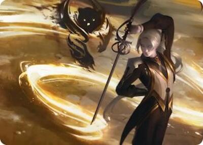 Rapier Wit Art Card card from Art Series: Secrets of Strixhaven