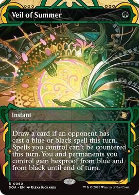 Veil of Summer card from Secrets of Strixhaven: Mystical Archive