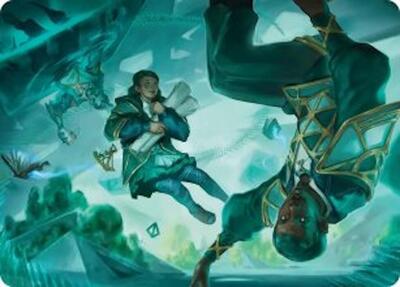 Divergent Equation Art Card card from Art Series: Secrets of Strixhaven