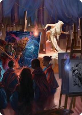 Archaeomancer Art Card card from Art Series: Secrets of Strixhaven