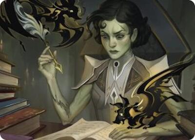 Eternal Student Art Card card from Art Series: Secrets of Strixhaven
