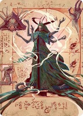 Tragedy Feaster Art Card card from Art Series: Secrets of Strixhaven