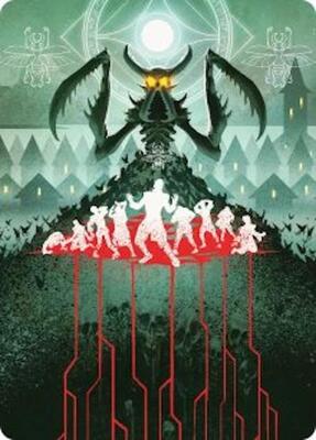 Feed the Swarm Art Card card from Art Series: Secrets of Strixhaven