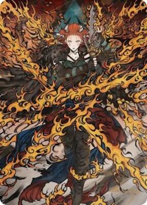 Jeska's Will Art Card card from Art Series: Secrets of Strixhaven