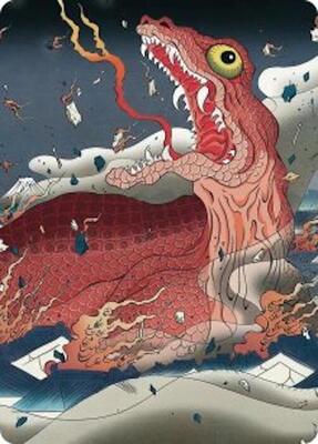 Subterranean Tremors Art Card card from Art Series: Secrets of Strixhaven