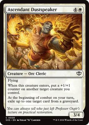 Ascendant Dustspeaker card from Secrets of Strixhaven