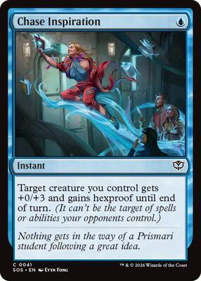 Chase Inspiration card from Secrets of Strixhaven