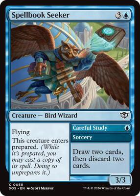 Spellbook Seeker card from Secrets of Strixhaven