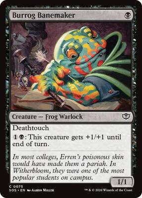 Burrog Banemaker card from Secrets of Strixhaven