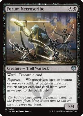Forum Necroscribe card from Secrets of Strixhaven