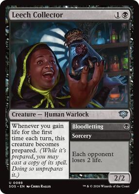 Leech Collector card from Secrets of Strixhaven