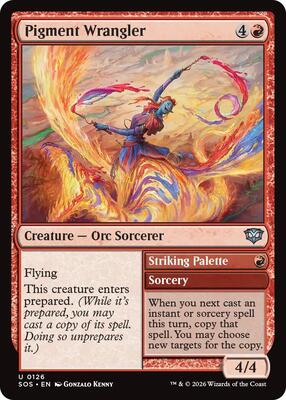 Pigment Wrangler card from Secrets of Strixhaven