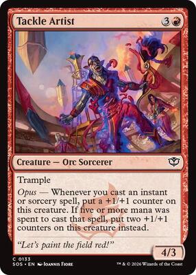 Tackle Artist card from Secrets of Strixhaven