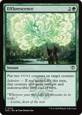 Efflorescence card from Secrets of Strixhaven