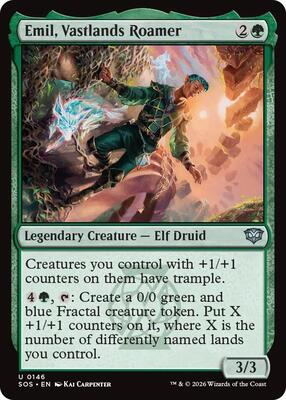 Emil, Vastlands Roamer card from Secrets of Strixhaven