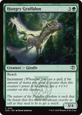 Hungry Graffalon card from Secrets of Strixhaven