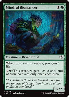 Mindful Biomancer card from Secrets of Strixhaven