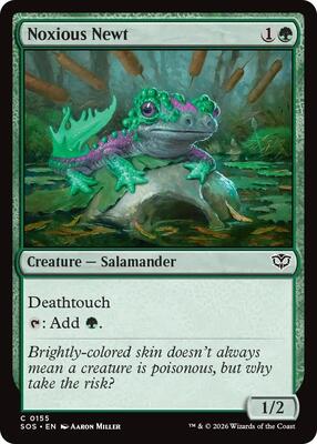 Noxious Newt card from Secrets of Strixhaven