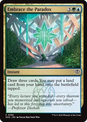 Embrace the Paradox card from Secrets of Strixhaven
