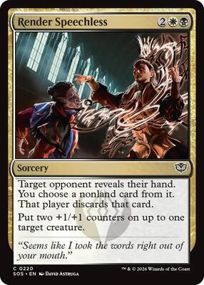 Render Speechless card from Secrets of Strixhaven