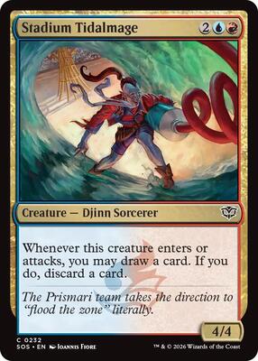 Stadium Tidalmage card from Secrets of Strixhaven