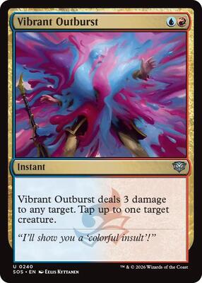 Vibrant Outburst card from Secrets of Strixhaven