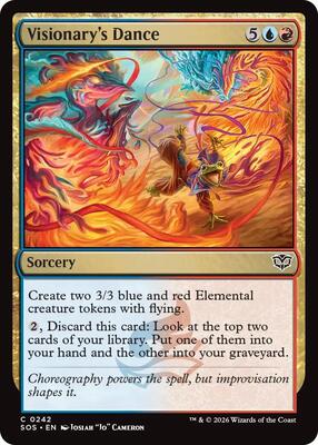 Visionary's Dance card from Secrets of Strixhaven