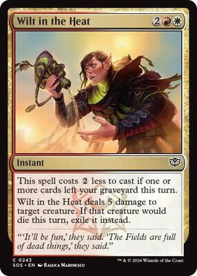 Wilt in the Heat card from Secrets of Strixhaven