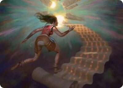 Pursue the Past Art Card card from Art Series: Secrets of Strixhaven