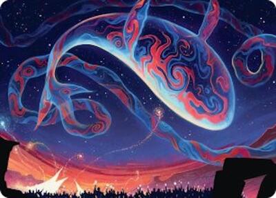 Spectacular Skywhale Art Card card from Art Series: Secrets of Strixhaven