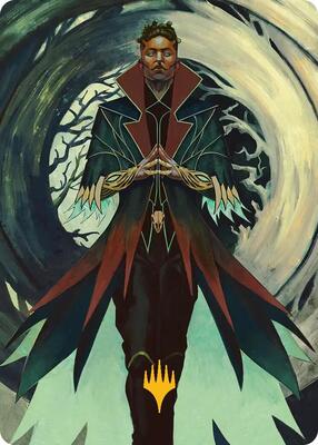 Professor Dellian Fel Art Card (Gold-Stamped Planeswalker Symbol) card from Art Series: Secrets of Strixhaven