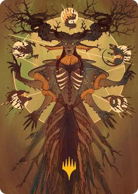 Culling Ritual Art Card (Gold-Stamped Planeswalker Symbol) card from Art Series: Secrets of Strixhaven
