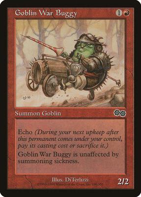 Goblin War Buggy card from Urza's Saga
