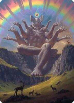 Transcendent Archaic Art Card card from Art Series: Secrets of Strixhaven