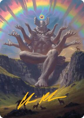 Transcendent Archaic Art Card (Gold-Stamped Signature) card from Art Series: Secrets of Strixhaven