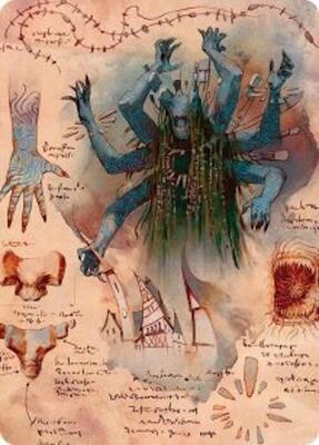 The Dawning Archaic Art Card card from Art Series: Secrets of Strixhaven