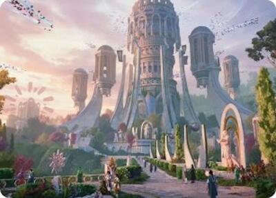 Command Tower Art Card card from Art Series: Secrets of Strixhaven