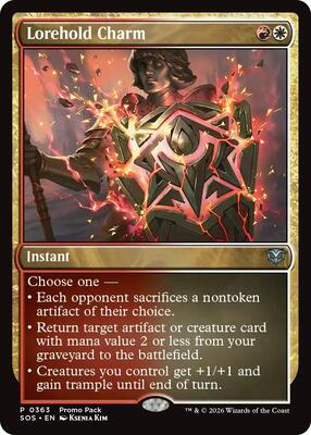 Lorehold Charm card from Promo Pack: Secrets of Strixhaven