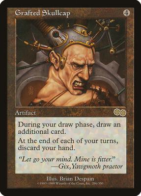 Grafted Skullcap card from Urza's Saga