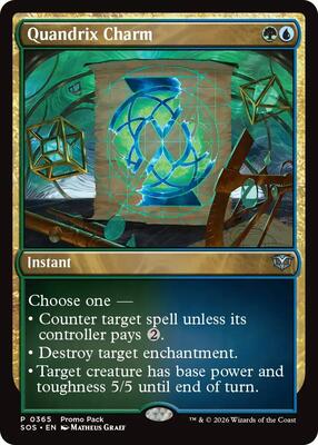 Quandrix Charm card from Promo Pack: Secrets of Strixhaven