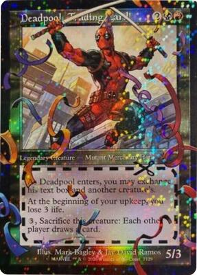 Deadpool, Trading Card (7129) (Pool Party Foil) card from Secret Lair Drop Series