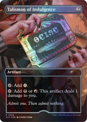 Talisman of Indulgence card from Secret Lair Drop Series