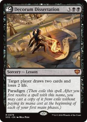 Decorum Dissertation card from Promo Pack: Secrets of Strixhaven