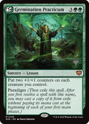 Germination Practicum card from Promo Pack: Secrets of Strixhaven